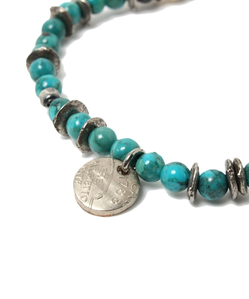 AMP JAPAN / Round Turquoise Bracelet ACCESSORY | MR.OLIVE