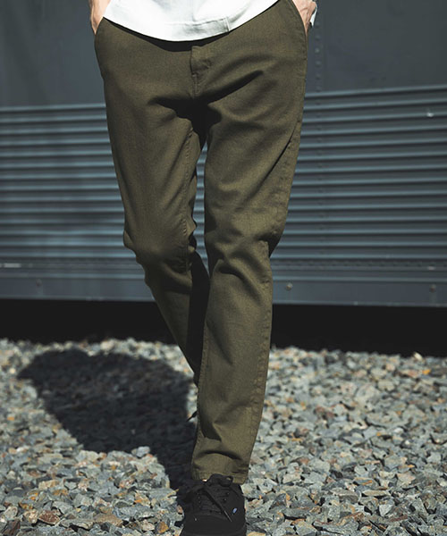 MR.OLIVE / SUPER STRETCH DENIM / SILICON DYED SLIM PANTS BOTTOMS