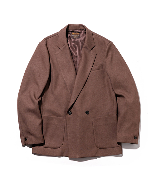 MR.OLIVE / RETRO POLYESTER TWILL / 2B DOUBLE BREASTED JACKET