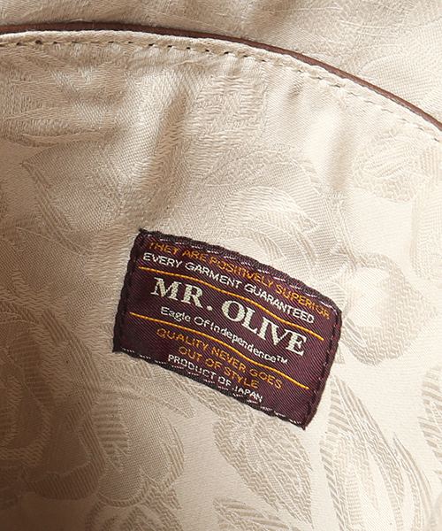 MR.OLIVE E.O.I / WATER PROOF WASHABLE LEATHER / SMART MAIL BAG NEW