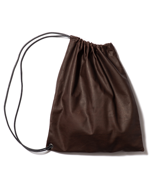 MR.OLIVE E.O.I / WATER PROOF WASHABLE LEATHER / DRAWSTRING GYM BAG