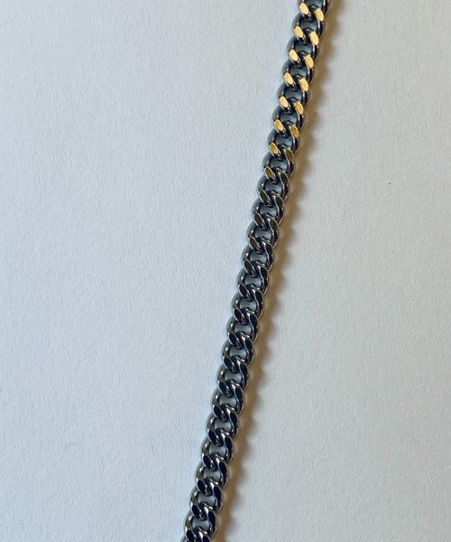 フラット リンク プチプライス チェーンネックレス ACCESSORY