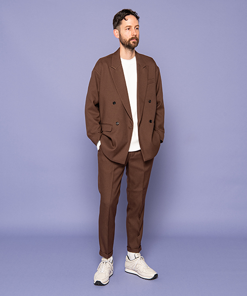 MR.OLIVE / RETORO POLYESTER TWILL / DOUBLE BIG SILHOUTTE SOFT