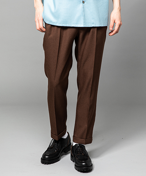 MR.OLIVE / RETORO POLYESTER TWILL / EASY ONE PLEATS ...