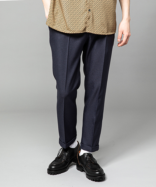 MR.OLIVE / RETORO POLYESTER TWILL / EASY ONE PLEATS