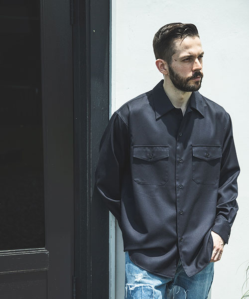 SUPER 100'S WOOL TWILL / CPO SHIRT SHIRTS | MR.OLIVE（ミスター