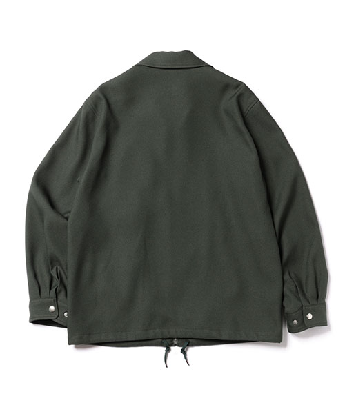 RETORO POLYESTER TWILL / ZIP UP COACH JACKET OUTER | MR.OLIVE