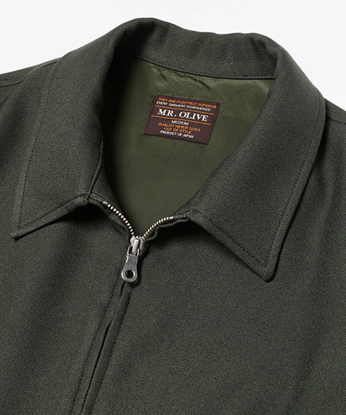 RETORO POLYESTER TWILL / ZIP UP COACH JACKET OUTER | MR.OLIVE ...