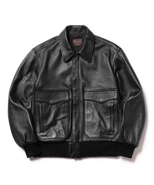 ANTIQUE HAIR SHEEP LEATHER / FLIGHT JACKET OUTER | MR.OLIVE