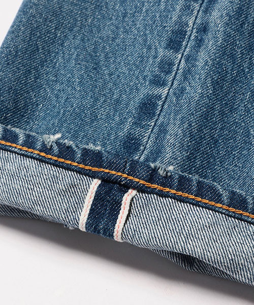 15oz OLD SELVAGE DENIM / REMAKE RELAX TAPERED JEANS BOTTOMS | MR