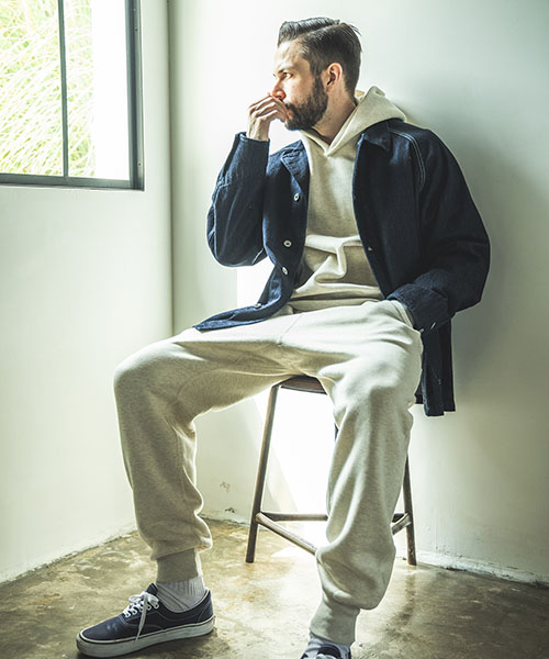 AZUMA URAKE / RELAX SWEAT PANTS BOTTOMS | MR.OLIVE（ミスター