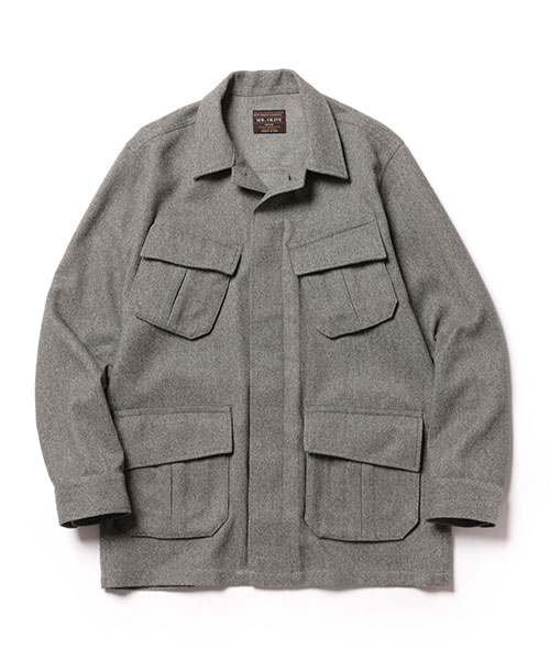 WOOLY TWEED SERGE / JUNGLE FATIGUE JACKET OUTER | MR.OLIVE