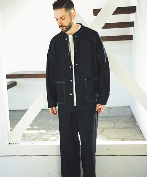 ミスターオリーブ　デニムカバーオール MR.OLIVE（ミスターオリーブ）の「【セットアップ対応】10oz