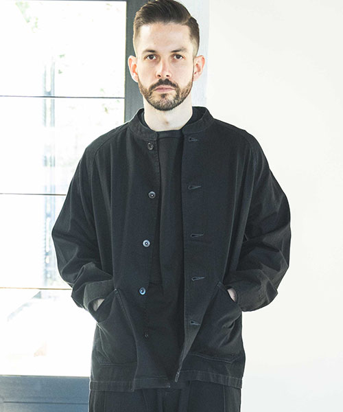 RINSE WASH 8oz DENIM / STAND COLLAR COVERALL JACKET OUTER | MR.OLIVE（ ミスターオリーブ）公式通販サイト