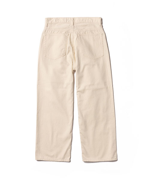 RINSE WASH 8oz DENIM / 5 POCKET WIDE JEANS BOTTOMS | MR