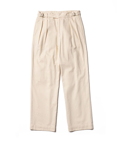 RINSE WASH 8oz DENIM / GURKHA PANTS BOTTOMS | MR.OLIVE