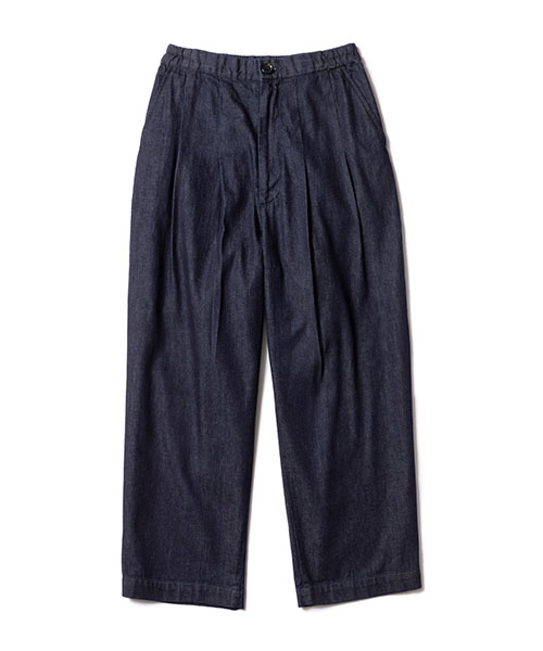 RINSE WASH 8oz DENIM / 2TACK WIDE EASY PANTS BOTTOMS | MR