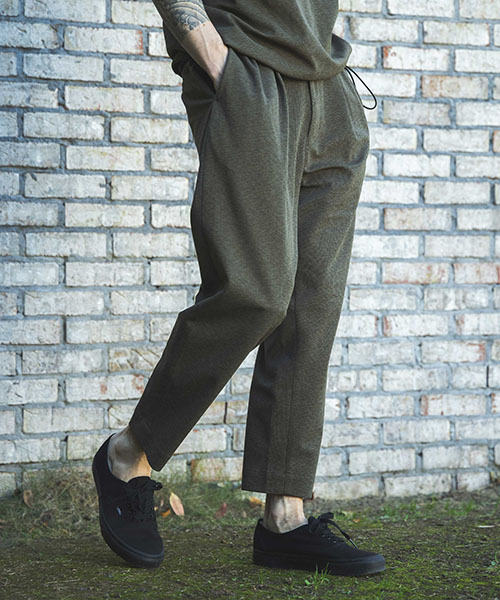 FIELDSENSOR PANAMA JERSEY / 2TACK TAPERED EASY PANTS BOTTOMS