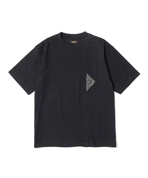 PAISLEY LINEN / CHEST POCKET T-SHIRT CUT&KNIT | MR.OLIVE（ミスター 