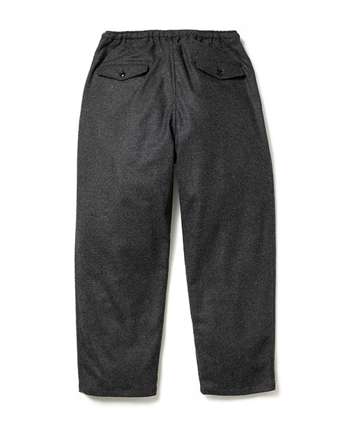 RECYCLING WOOL SOFT TWILL / RELAX EASY PANTS BOTTOMS | MR