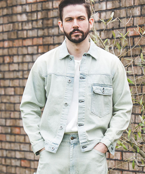 【新品タグ付】MR.OLIVE　メンズ　デニムジャケット　ブラック　M HAND CRAFT BLEACH DENIM / TYPE-1 G-JACKET OUTER | MR.OLIVE