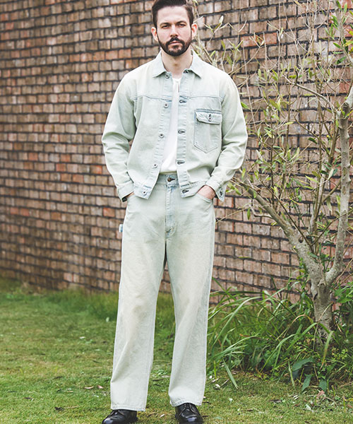 HAND CRAFT BLEACH DENIM / TYPE-1 G-JACKET OUTER | MR.OLIVE