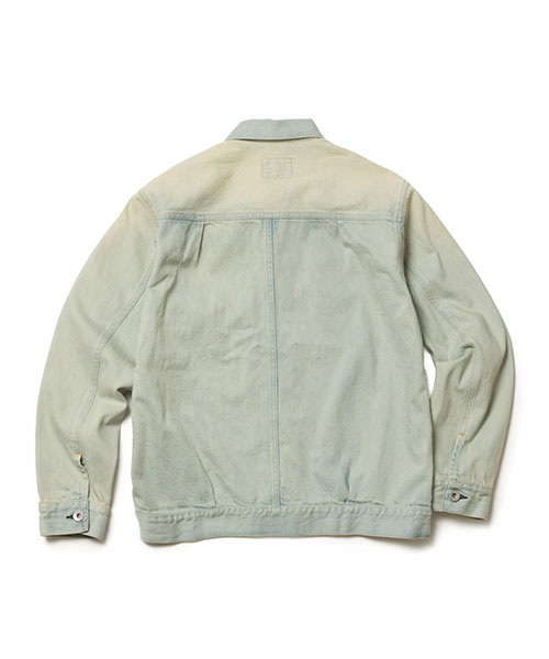 HAND CRAFT BLEACH DENIM / TYPE-1 G-JACKET OUTER | MR.OLIVE