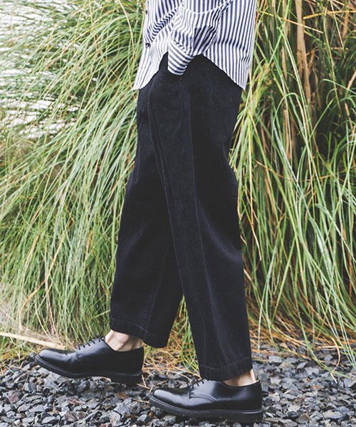 RINSE WASH 8oz DENIM / 2TACK WIDE EASY PANTS BOTTOMS | MR