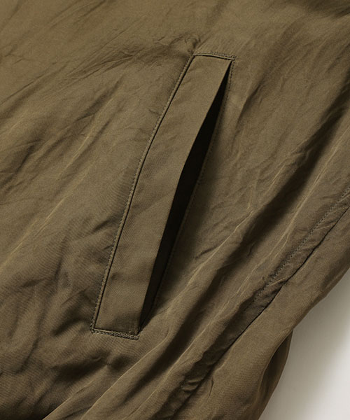 ミスターオリーブのMAー1 MR.OLIVE ミスターオリーブ / HAIR SHEEP SOFT LEATHER / MA-1