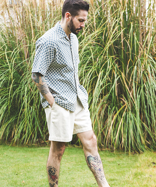 104hitoさま専用 FLOWER LACE / OPEN COLLAR SHIRT SHIRTS | MR.OLIVE（ミスター
