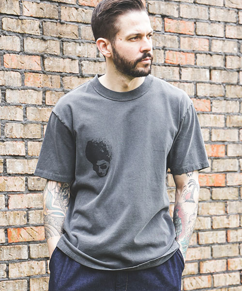 ミリタリーグリーンストレッチコットンTシャツ CROSS & STITCH Tシャツ メンズ 半袖 無地 クロススティッチ 8.1