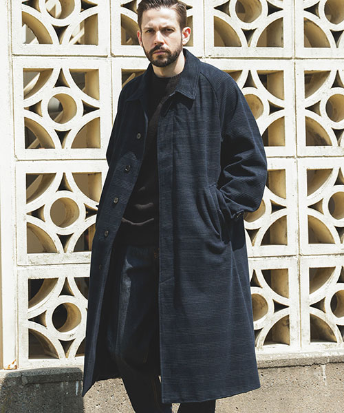 PERSIL MOLE CHECK / BALMACAAN COAT OUTER | MR.OLIVE