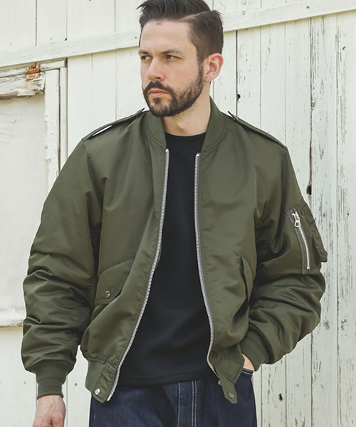 MILITARY NYLON / L-2 FLIGHT JACKET OUTER | MR.OLIVE