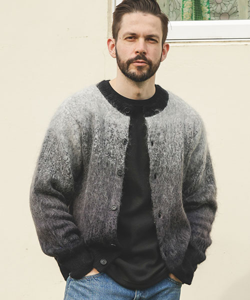 ロザリームーン　Mohair Shaggy Half Coat グリーン Mohair Shaggy Half Coat - ROSARYMOON OFFICIAL WEB STORE