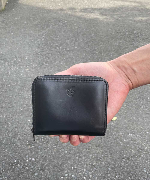 HORWEEN CHROMEXCEL LEATHER / COMPACT ZIP WALLET GOODS | MR.OLIVE