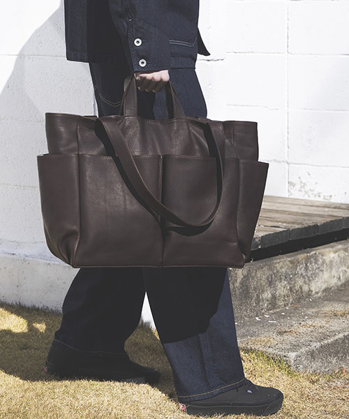 WATER PROOF WASHABLE LEATHER / LOGGER BAG (LARGE) SHOES&BAG
