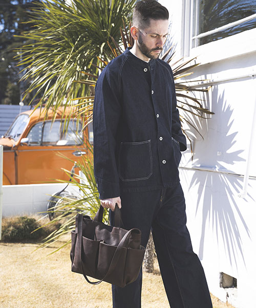 WATER PROOF WASHABLE LEATHER / LOGGER BAG (MEDIUM) SHOES&BAG