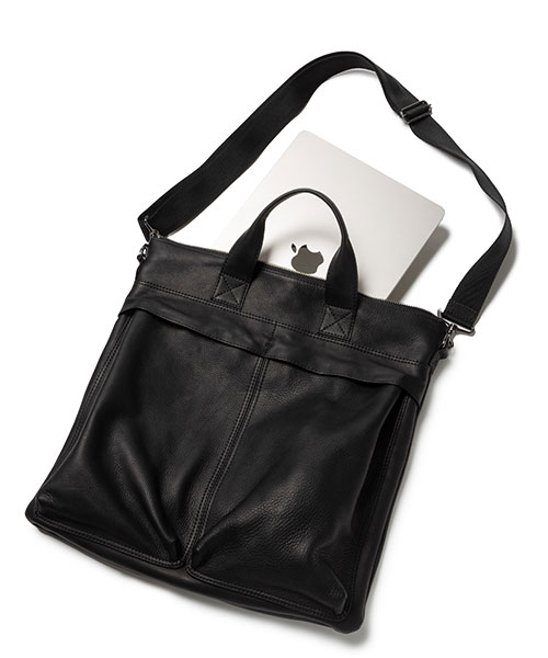 Mr.olive レザーバック MR.OLIVE E.O.I WATER PROOF WASHABLE LEATHER MESSENGER BAG